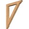 Ekena Millwork Traditional Traditional Smooth Bracket, Western Red Cedar, 3 1/2"W x 30"D x 38"H BKT04X30X38TRA01SWR - alternate 1